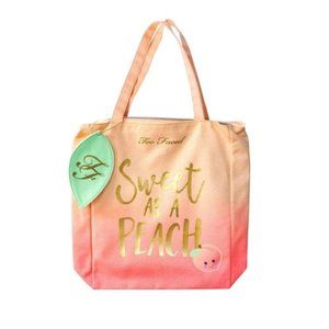 TOO FACED SWEET AS A PEACH Canvas Tote